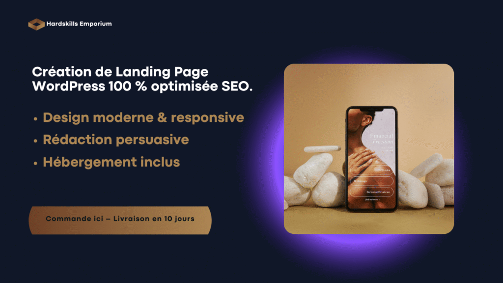 Création de Landing Page professionnelle optimisée SEO